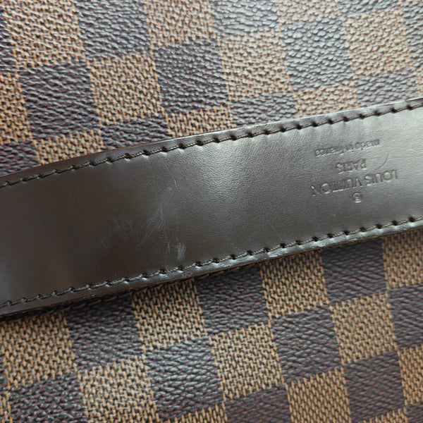 SHELTON MM Damier Ebene Coated Canvas Brown
