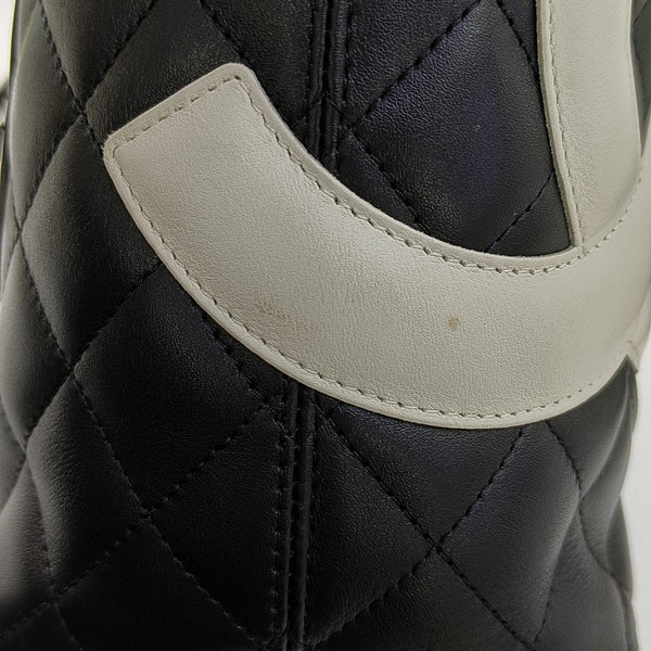 CAMBON Medium Quilted Calfskin Black