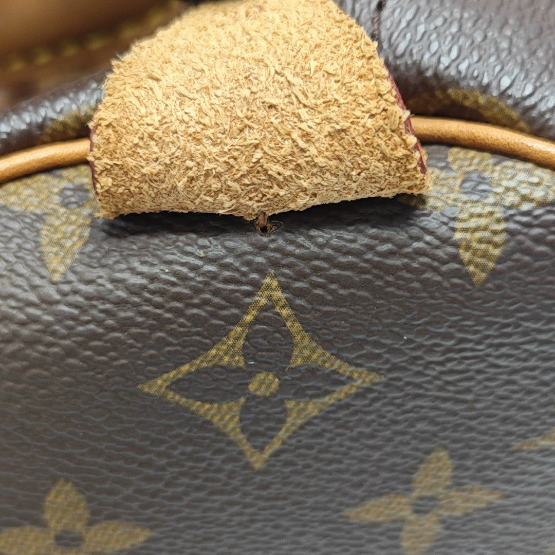 SPEEDY 30 Monogram Coated Canvas Brown
