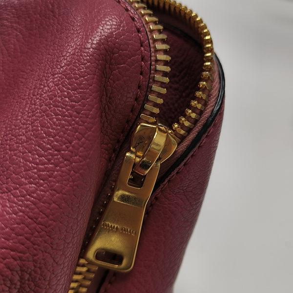 Calfskin Shoulder Bag Pink