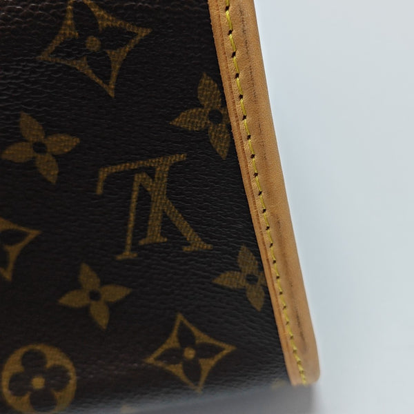 POPINCOURT Monogram Coated Canvas Brown