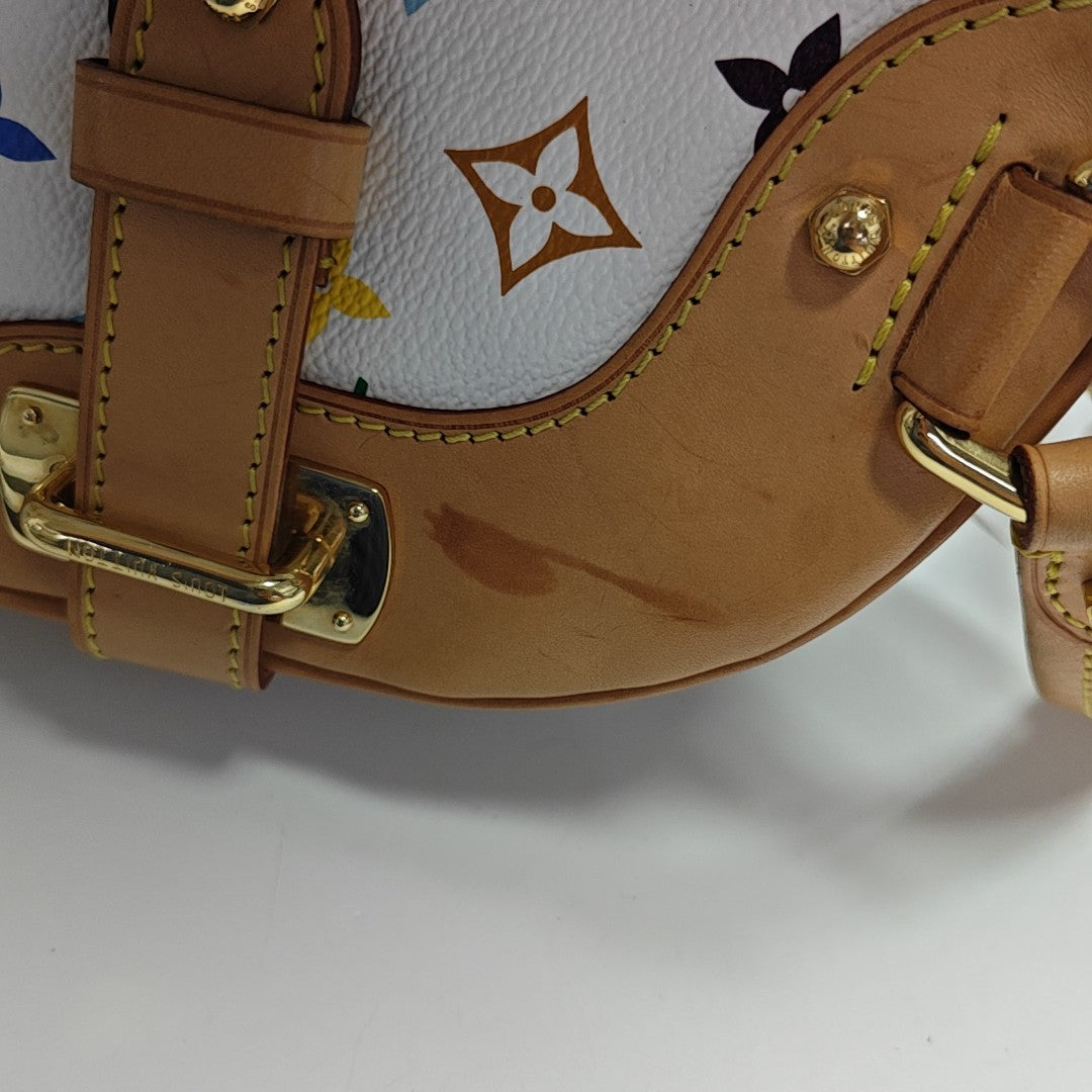 LV × TM CLAUDIA Monogram Coated Canvas White