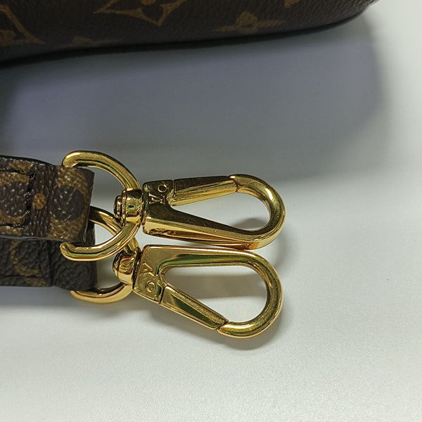 MONTAIGNE Monogram Coated Canvas Brown