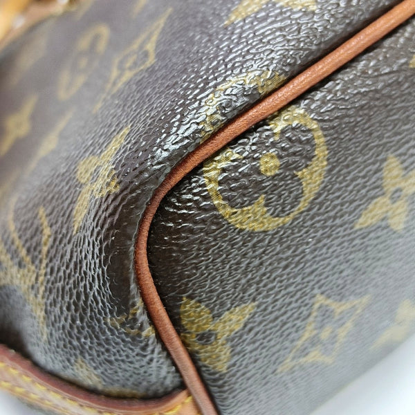 NÉONOÉ Nano Monogram Coated Canvas Brown