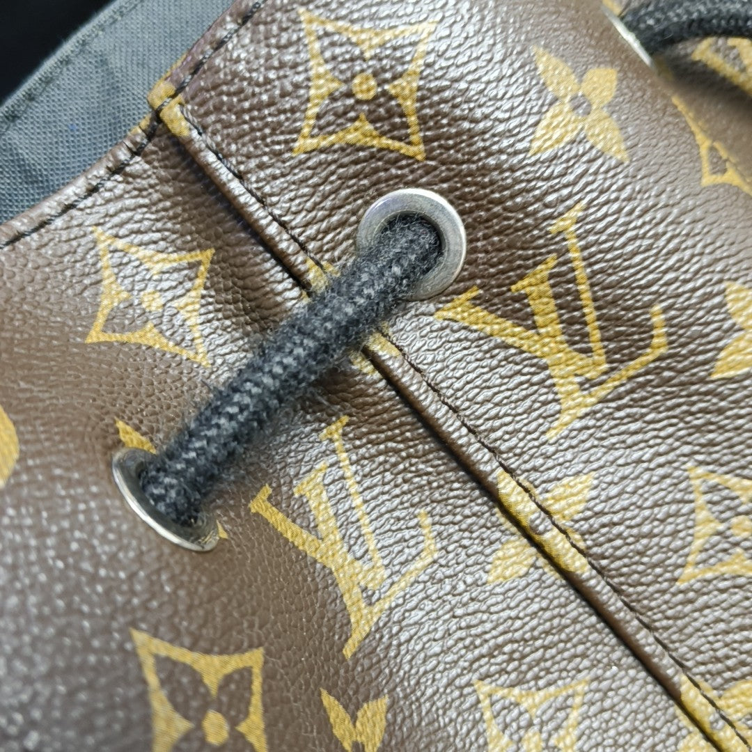 CHRISTOPHER MM Monogram Coated Canvas Brown