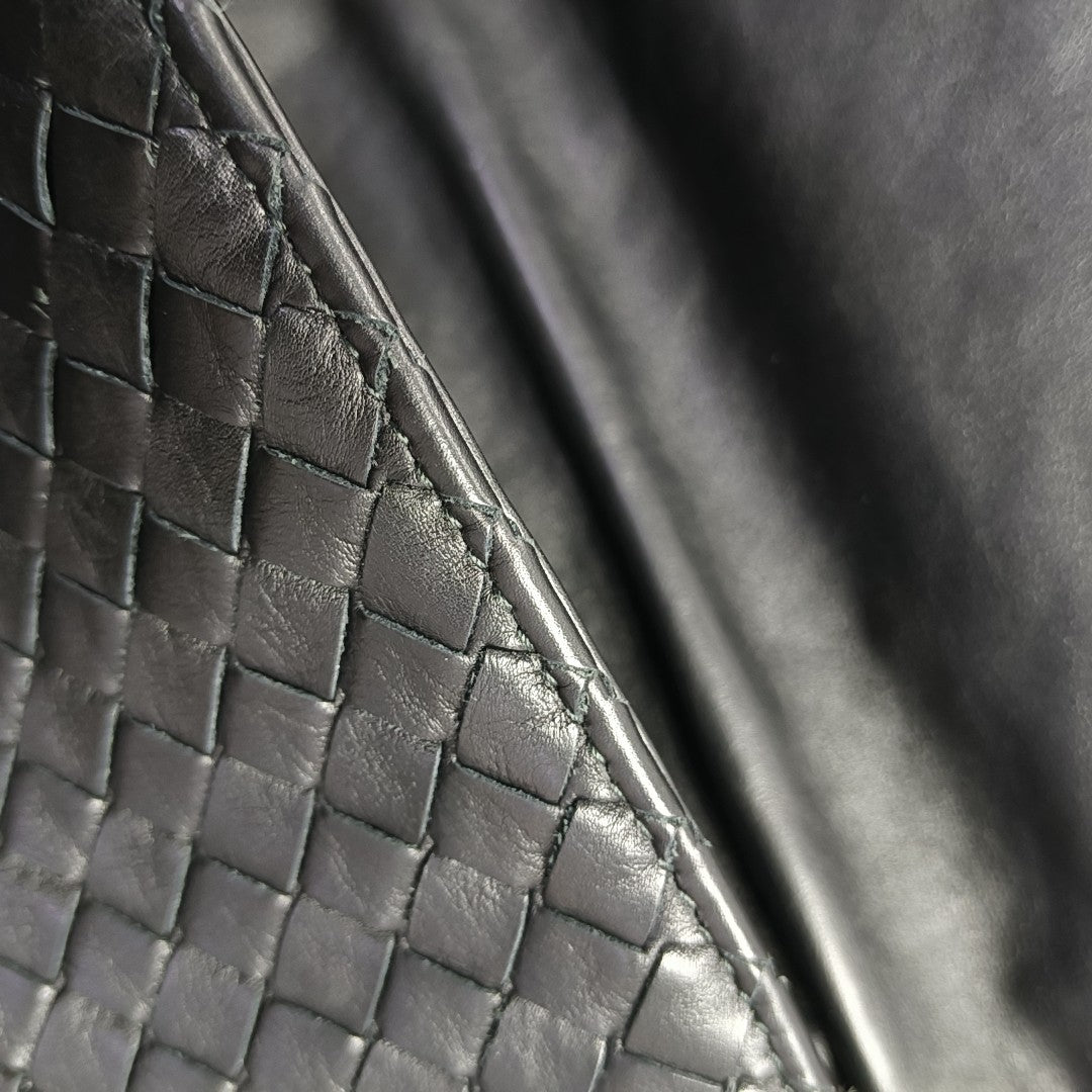 Calfskin Shoulder Bag Black