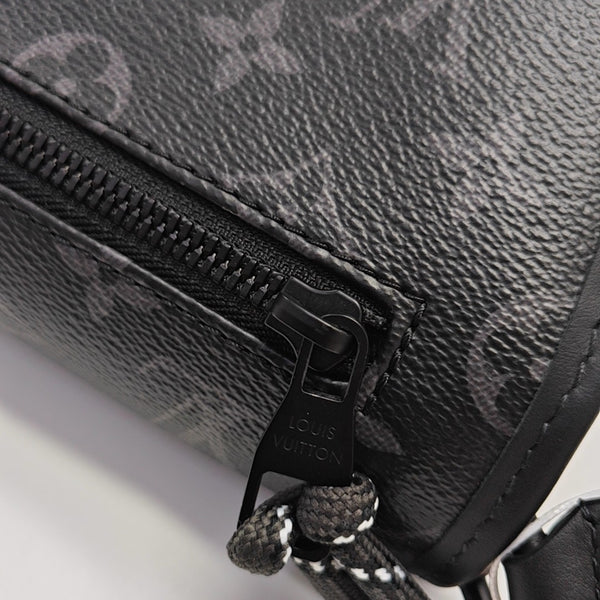 PULSE Monogram Coated Canvas Black
