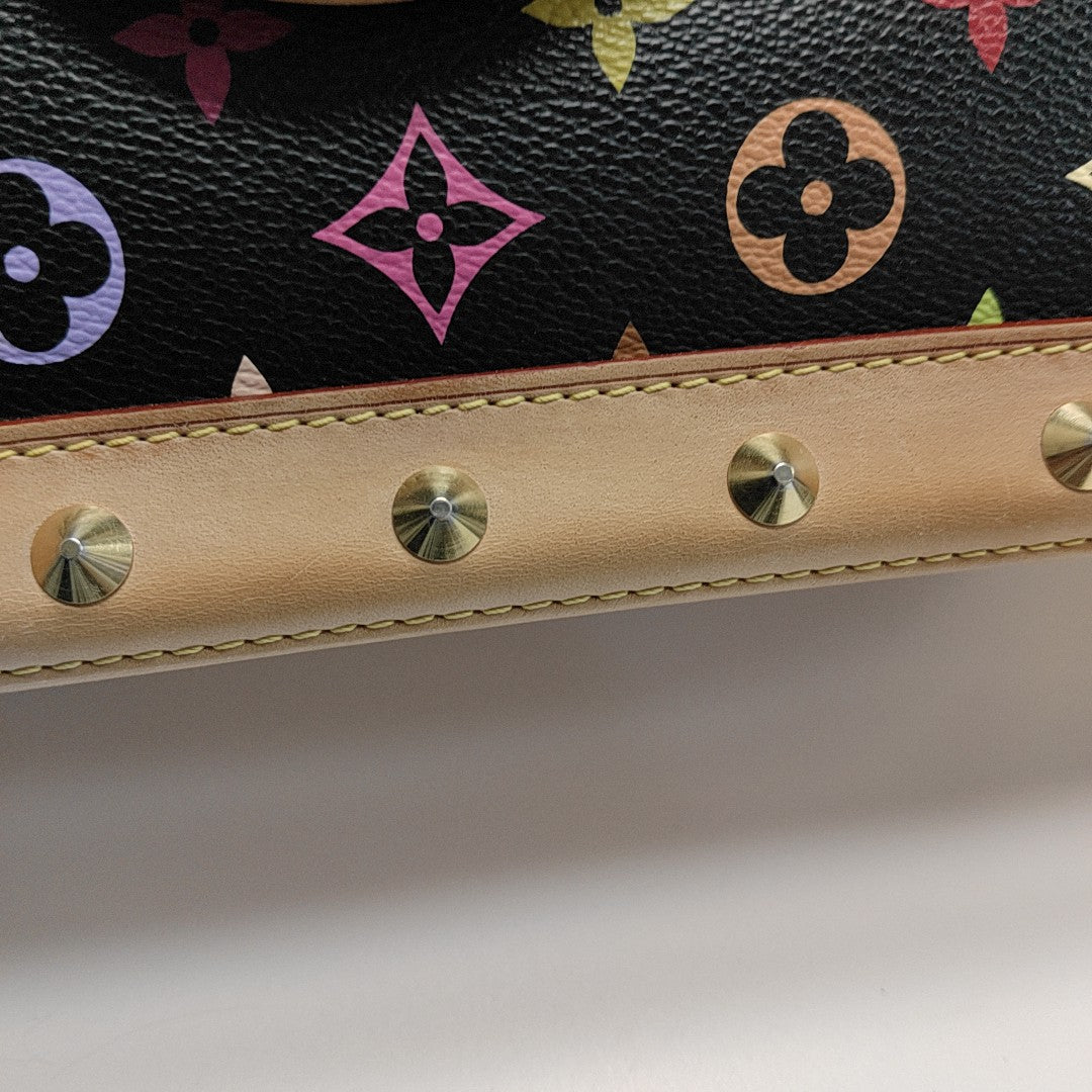 ALMA PM Monogram Coated Canvas Black