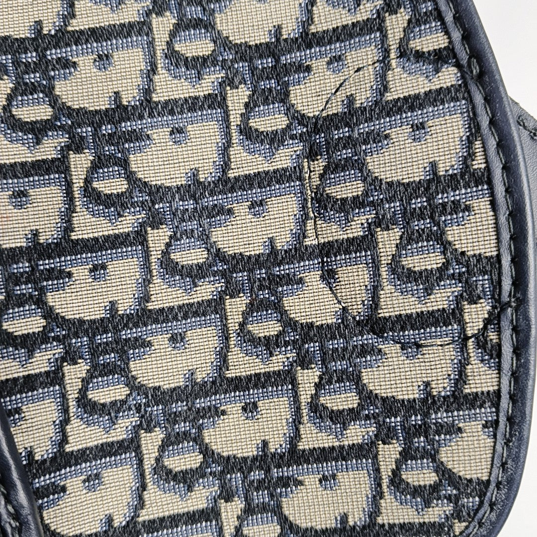 Bobby Small Oblique Canvas Blue