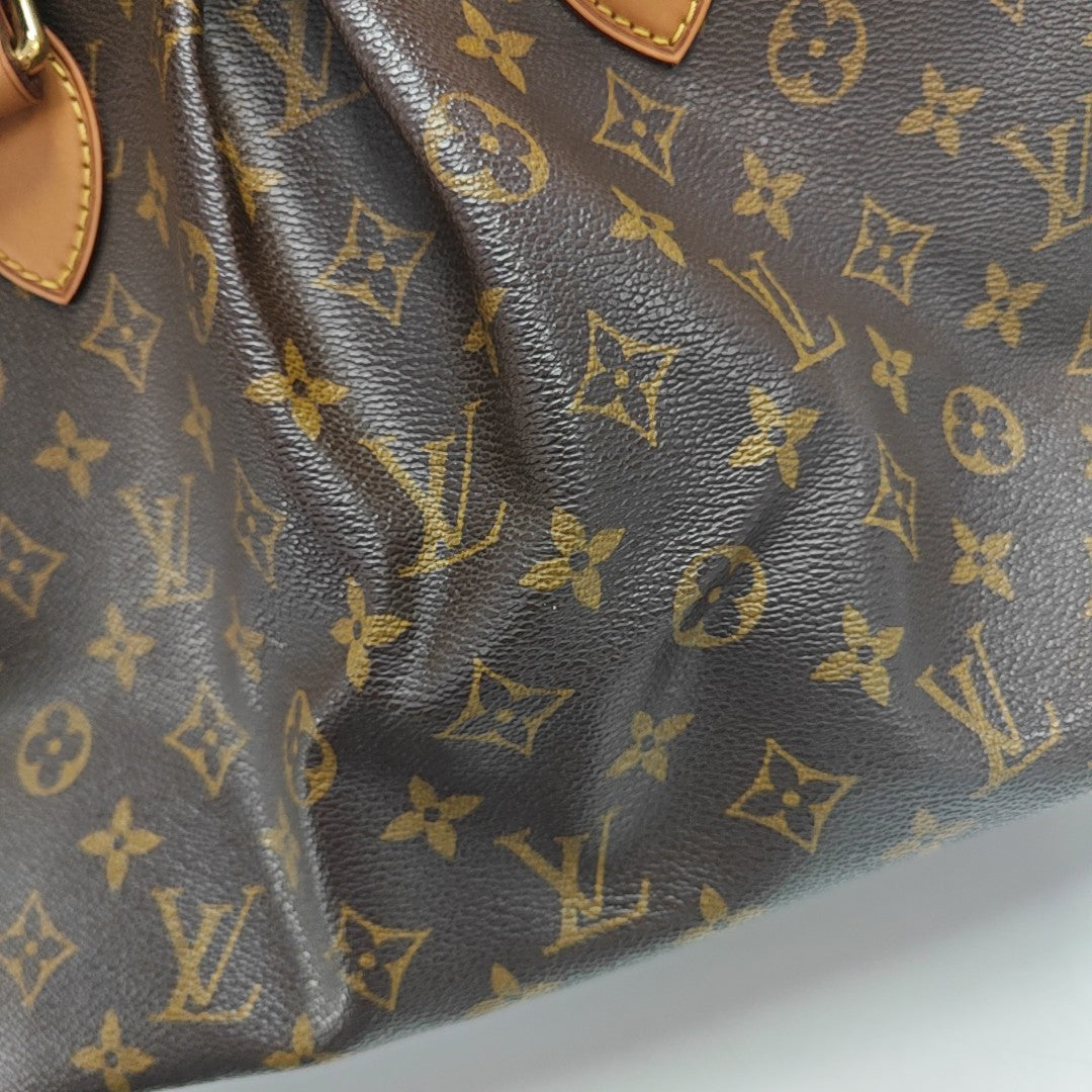 PALERMO PM Monogram Coated Canvas Brown