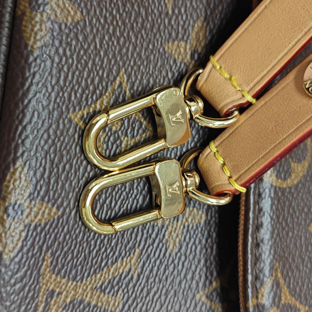IVY Monogram Coated Canvas Brown