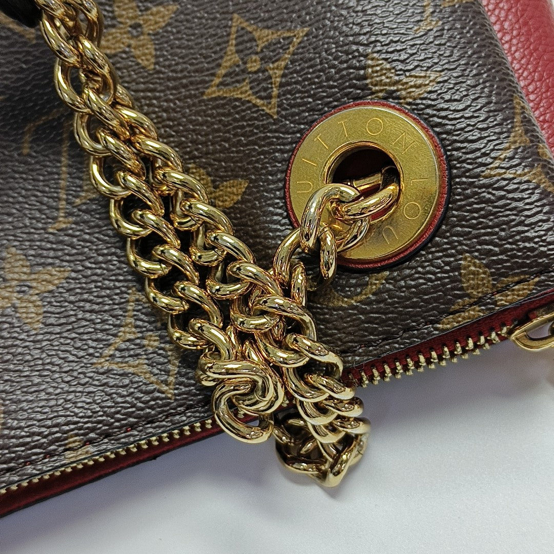 SURENE MM Monogram Coated Canvas Brown
