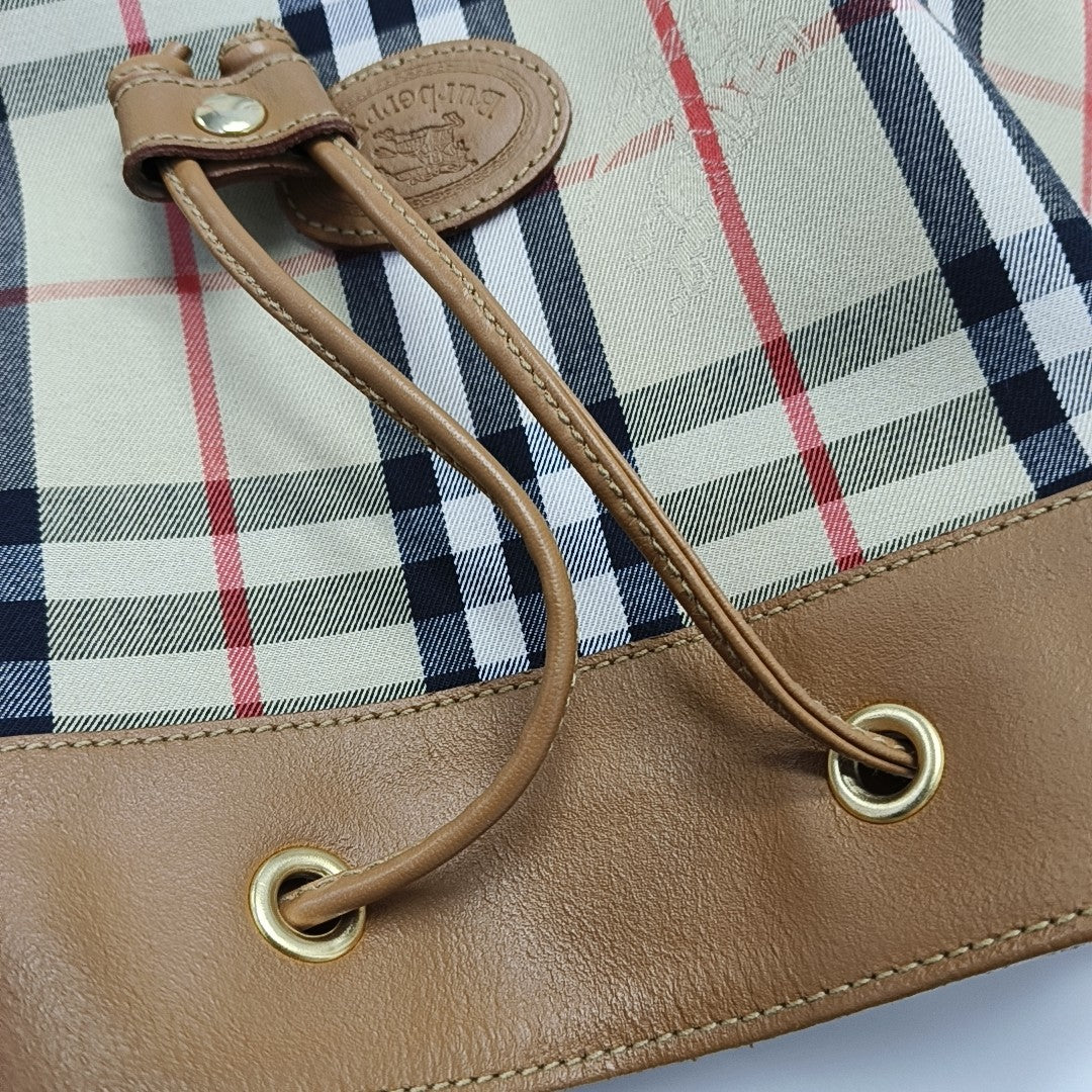 Canvas Bucket Bag Medium Brown