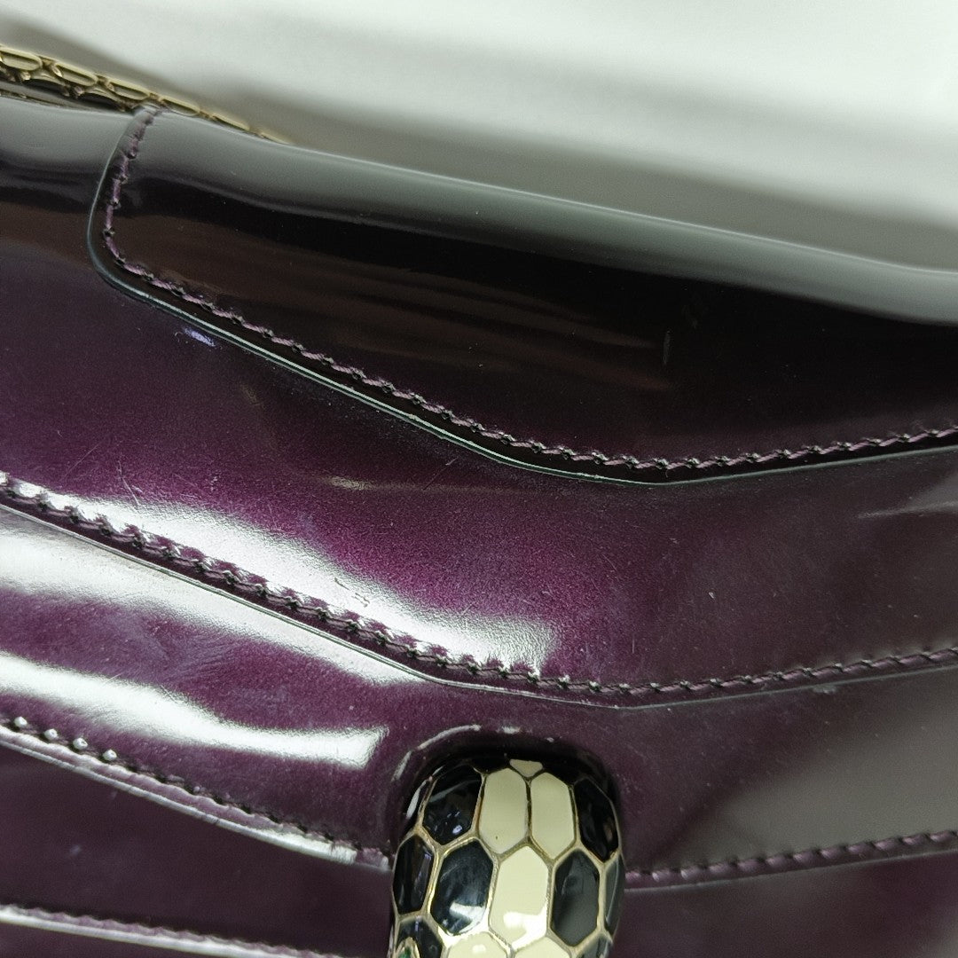 SERPENTI FOREVER Small Calfskin Purple