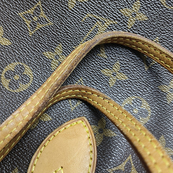 NEVERFULL GM Monogram Coated Canvas Brown