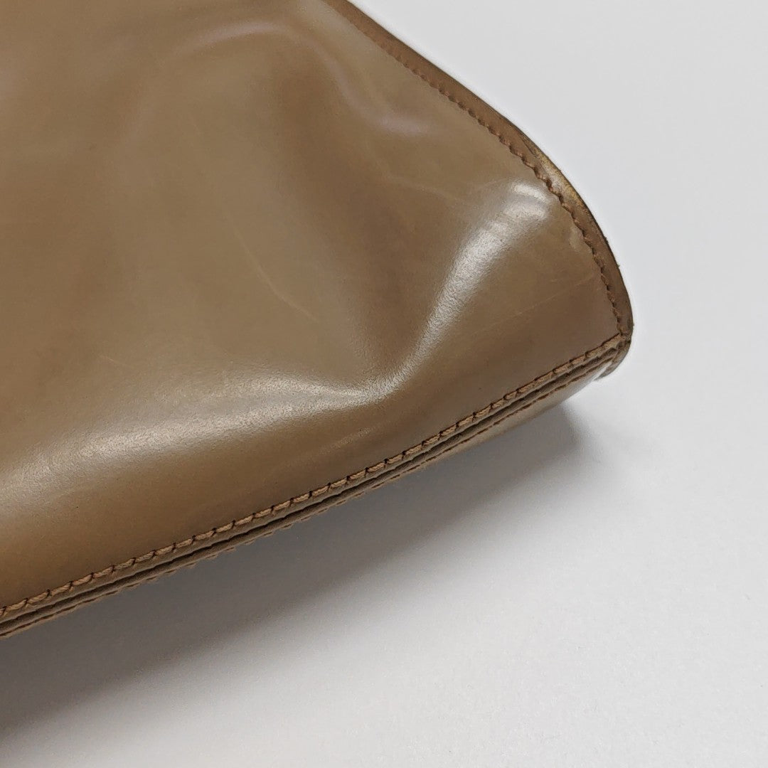 Calfskin Shoulder Bag Beige