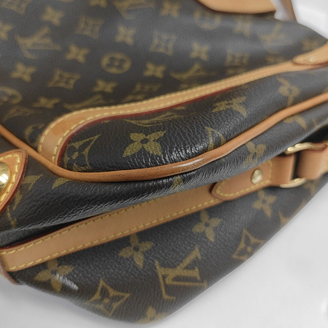 STRESA Monogram Coated Canvas Brown