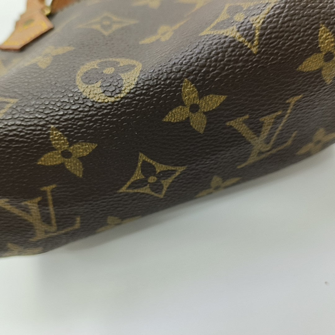SPEEDY Nano Monogram Coated Canvas Brown