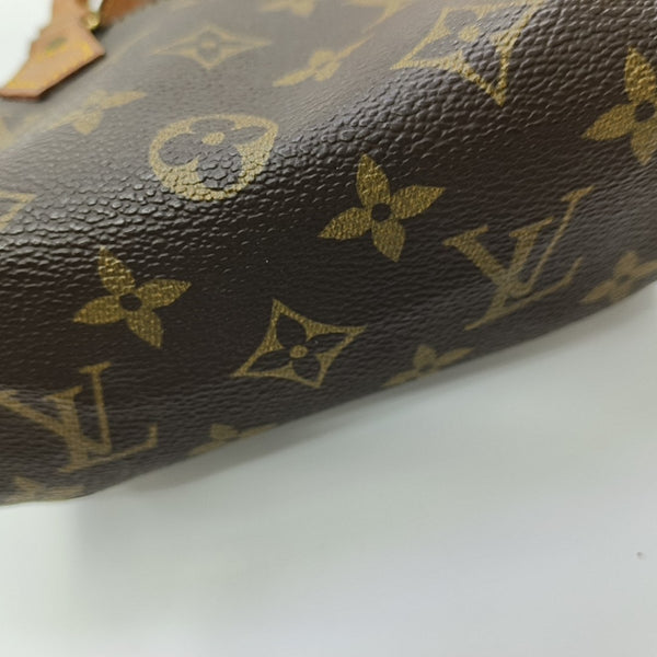 SPEEDY Nano Monogram Coated Canvas Brown