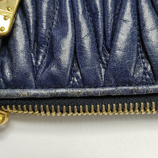Quilted Lambskin Shoulder Bag Blue