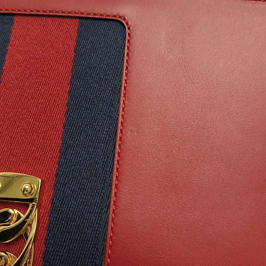 Sylvie Small Calfskin Red