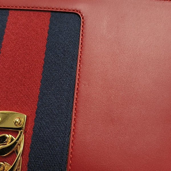 Sylvie Small Calfskin Red