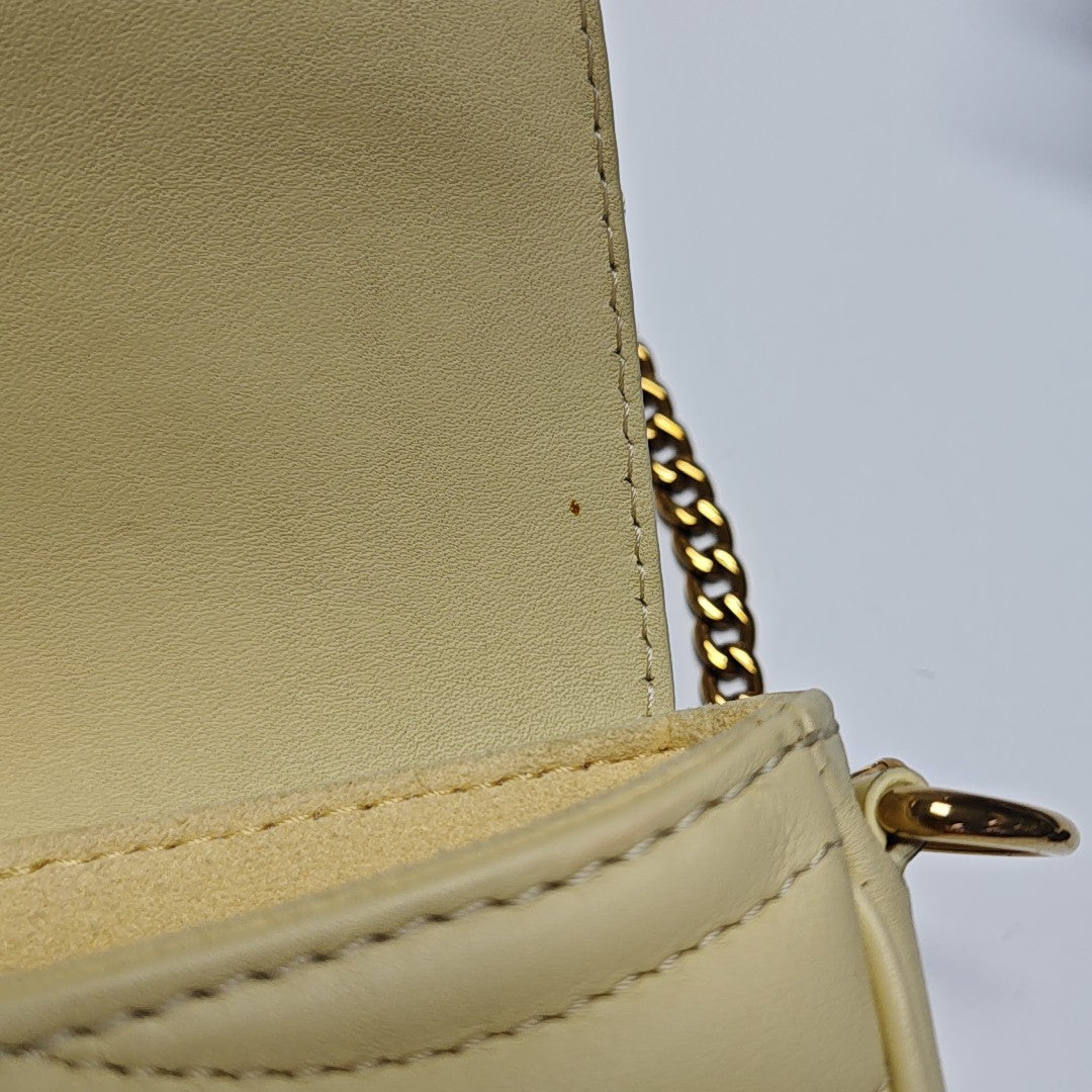 NEW WAVE Quilted Calfskin Yellow
