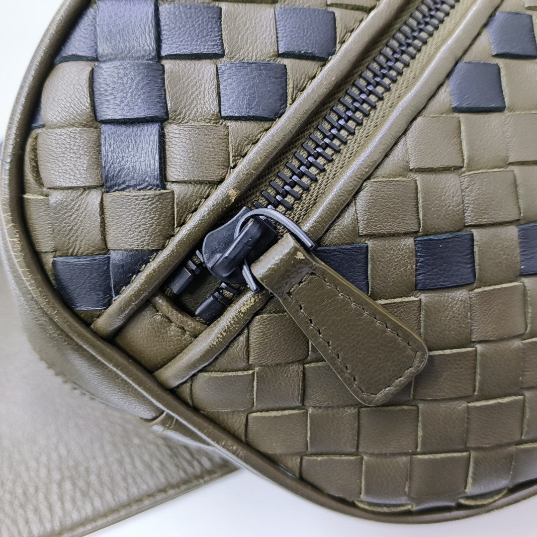 Lambskin Belt Bag Green