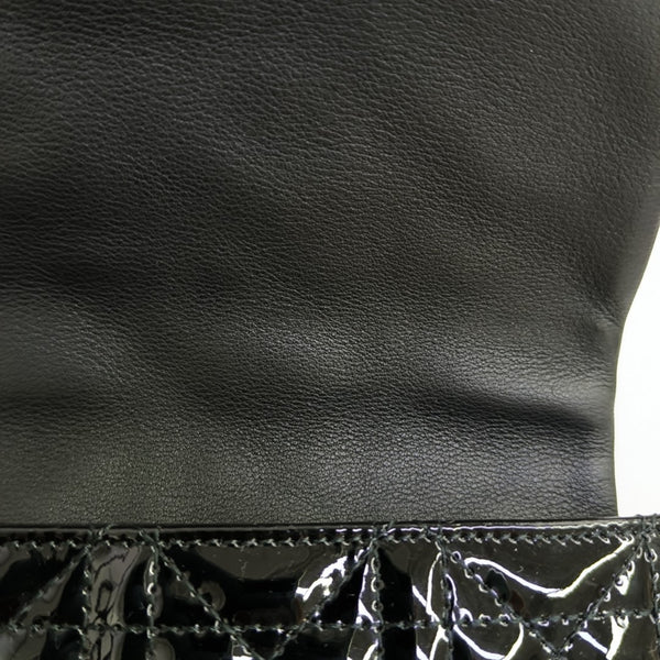 Miss Dior Cannage Patent Leather Black