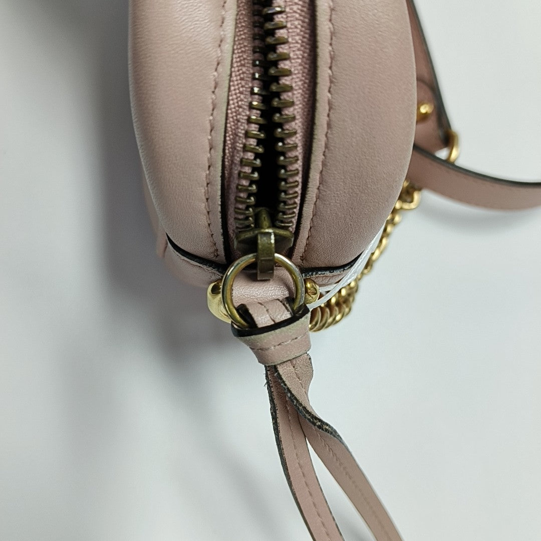 GG Marmont Mini Quilted Calfskin Pink