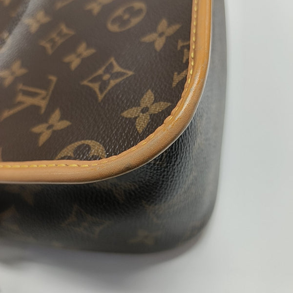 DIANE Monogram Coated Canvas Brown