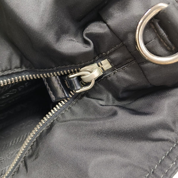 Nylon Shoulder Bag Black