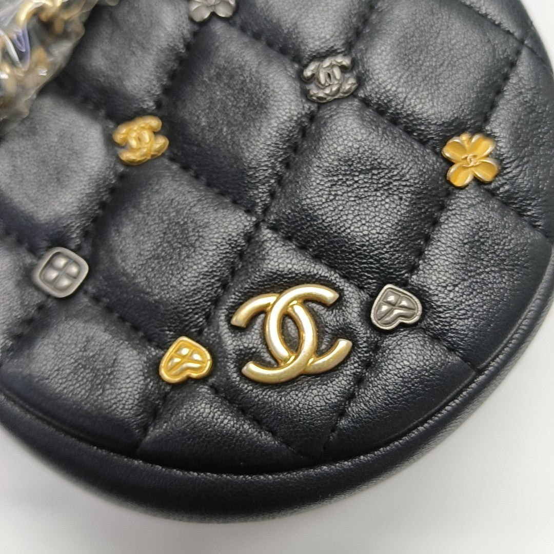 Quilted Lambskin Black