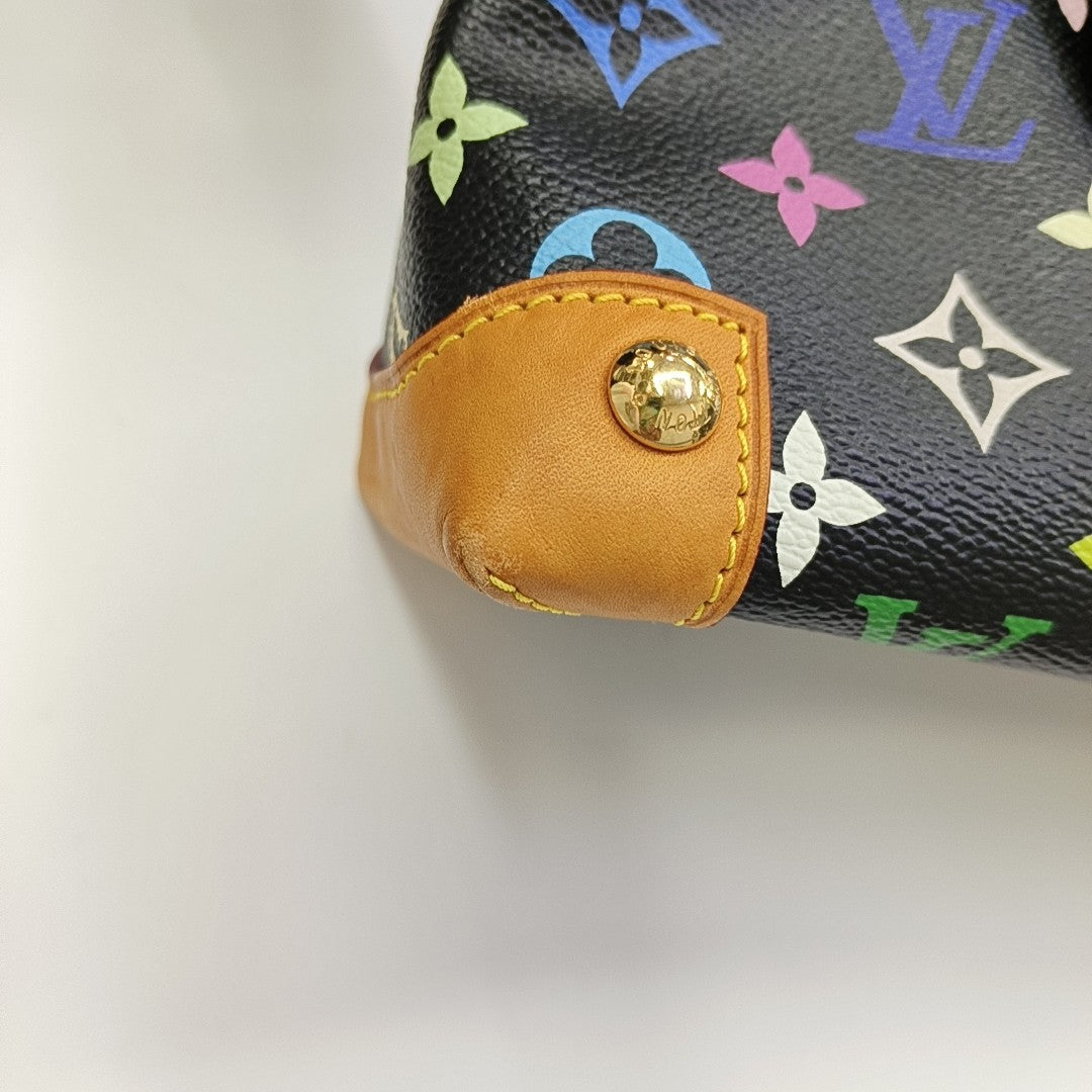 LV × TM ELIZA Monogram Coated Canvas Black