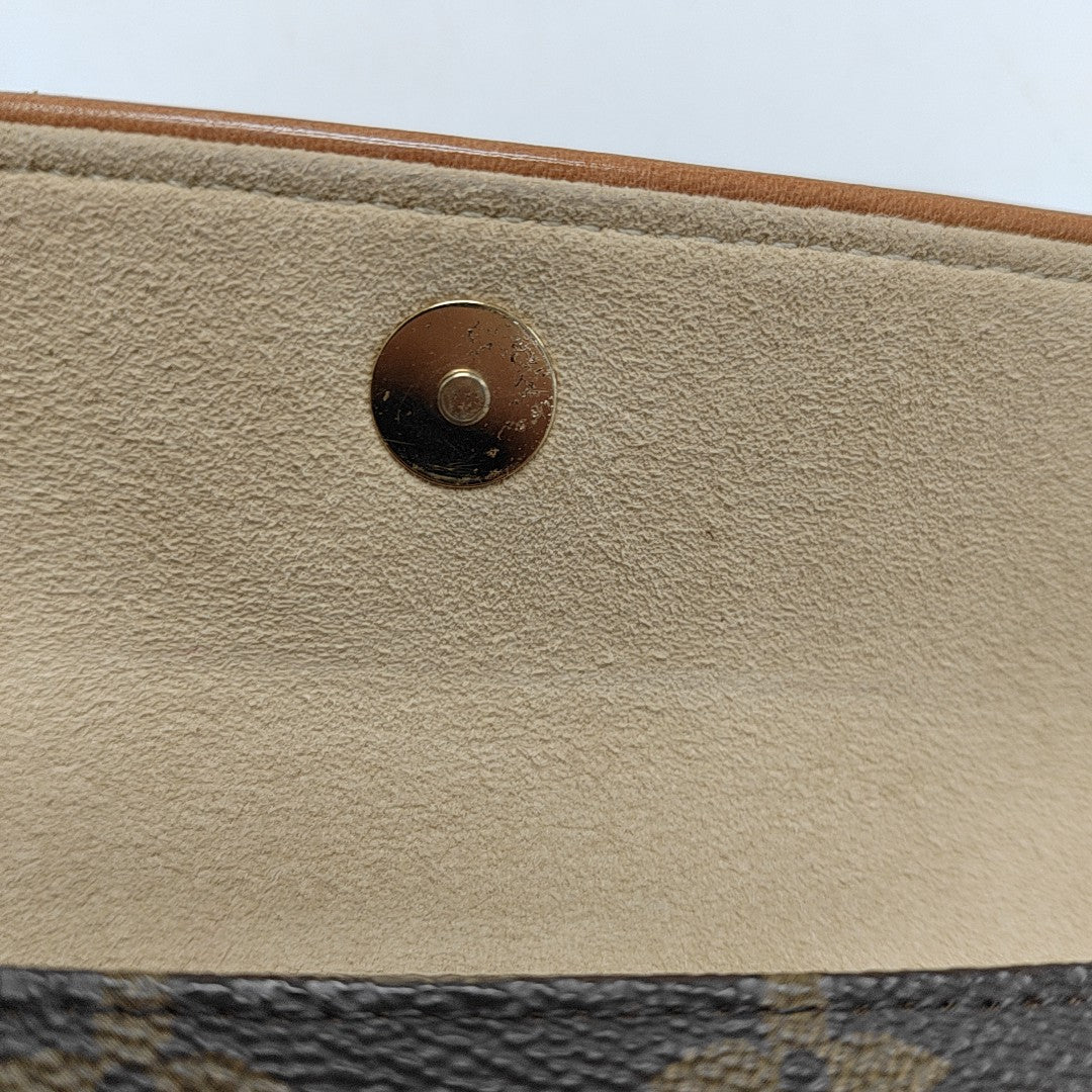 FLORENTINE Monogram Coated Canvas Brown
