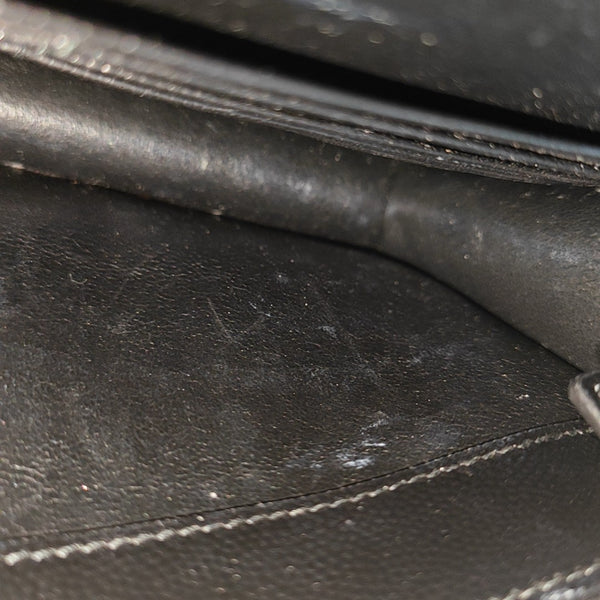 MONOGRAM WOC Chevron Calfskin Black