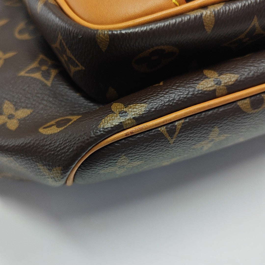MONTSOURIS CARGO Monogram Coated Canvas Brown