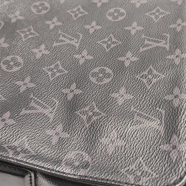 DISTRICT PM Monogram Coated Canvas Black