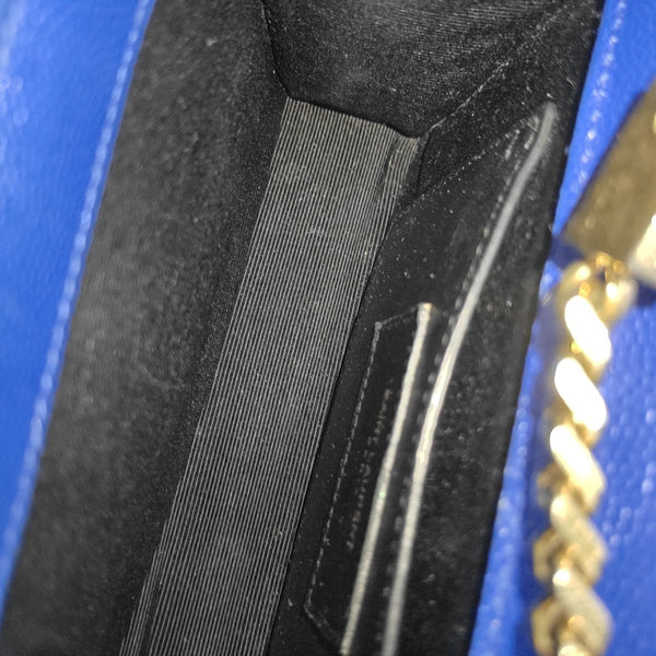 Authenticated pre-owned  KATE Mini Calfskin Blue - Shoulder Bag at Looply