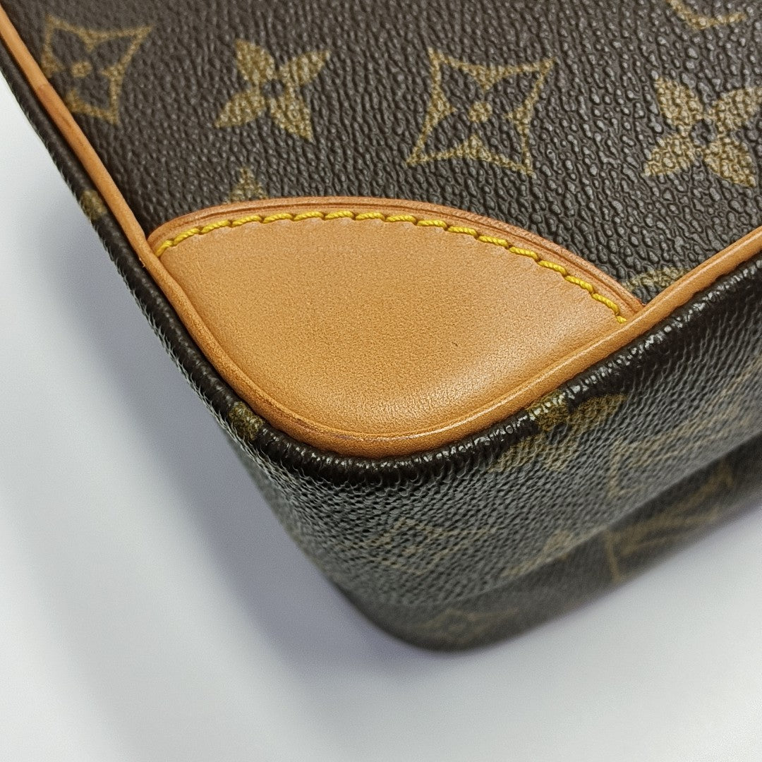 DANUBE Monogram Coated Canvas Brown