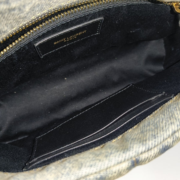 PUFFER Mini Quilted Denim Blue