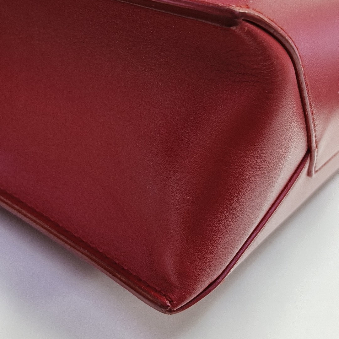 Calfskin Tote Bag Red