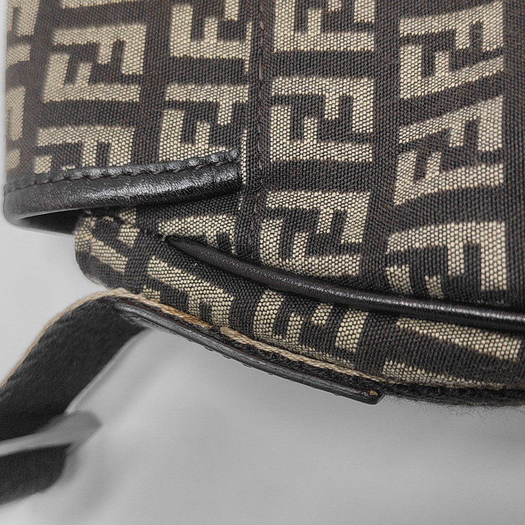 Canvas Shoulder Bag Brown