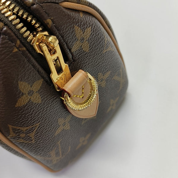 SPEEDY 20 Monogram Coated Canvas Brown