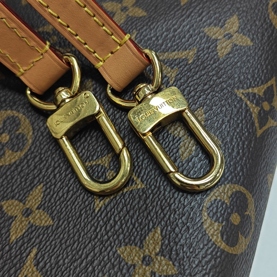 SIDE TRUNK MM Monogram Coated Canvas Brown