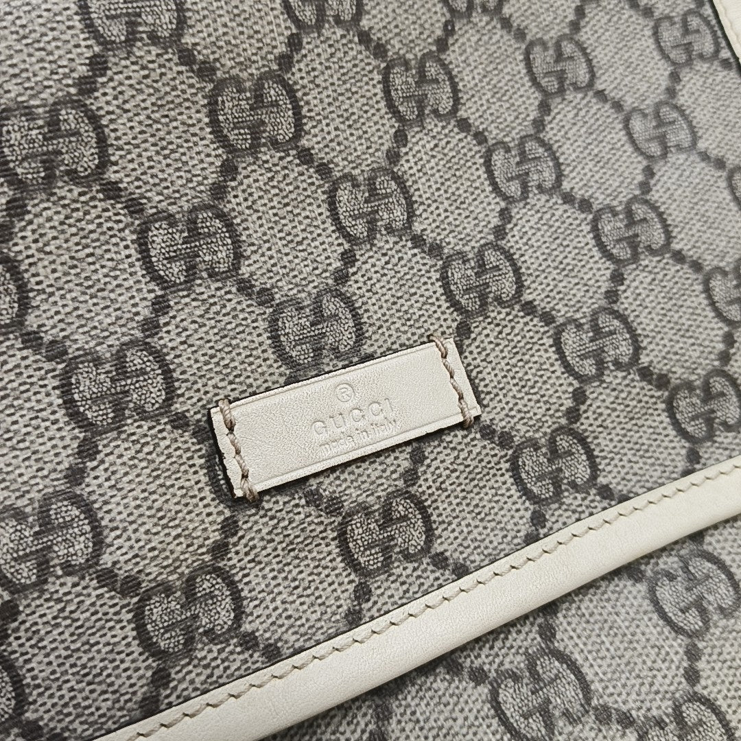 Ligne Shima Monogram Coated Canvas Beige