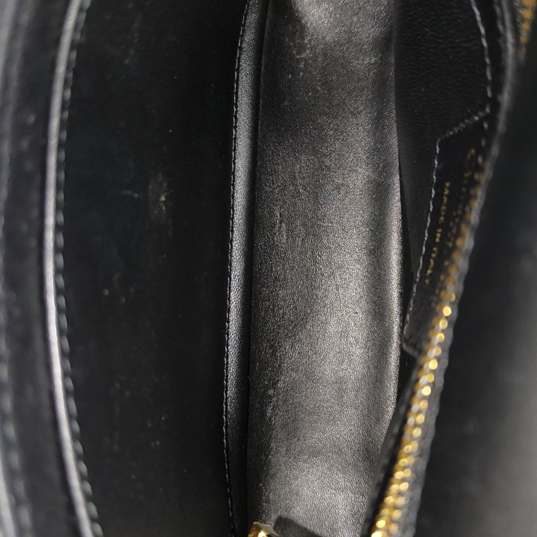 Dior Caro Small Cannage Calfskin Black