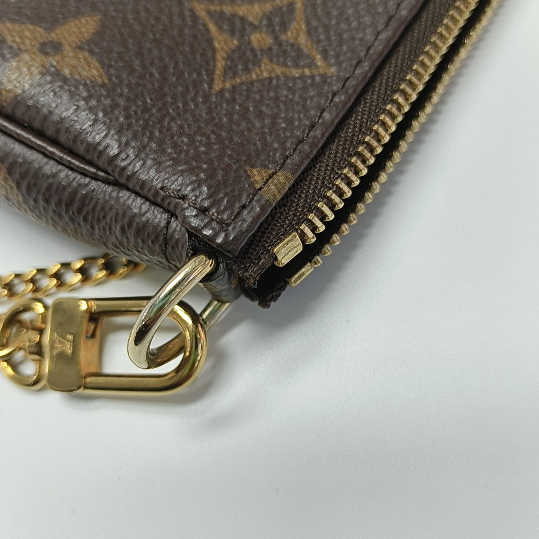 ACCESSOIRES Mini Monogram Coated Canvas Brown