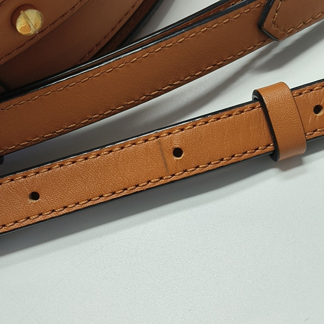 PATRICIA Mini Monogram Coated Canvas Brown