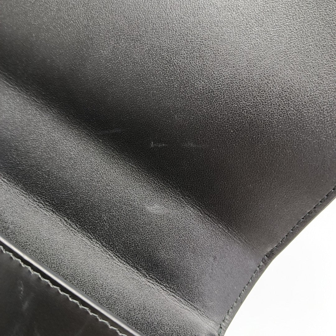 Calfskin Shoulder Bag Black